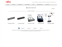 Tablet Screenshot of fujitsu-scansnap.com